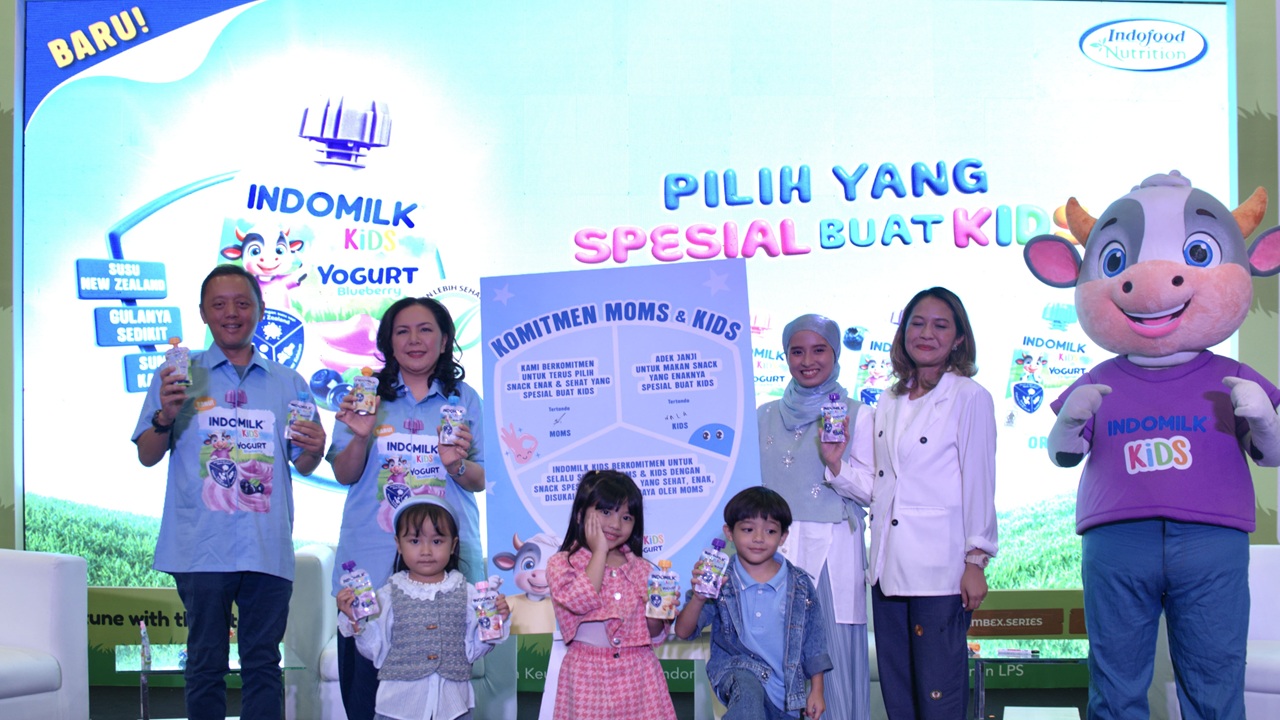 Indomilk Kids Perkenalkan Yogurt Anak Pertama di Tanah Air