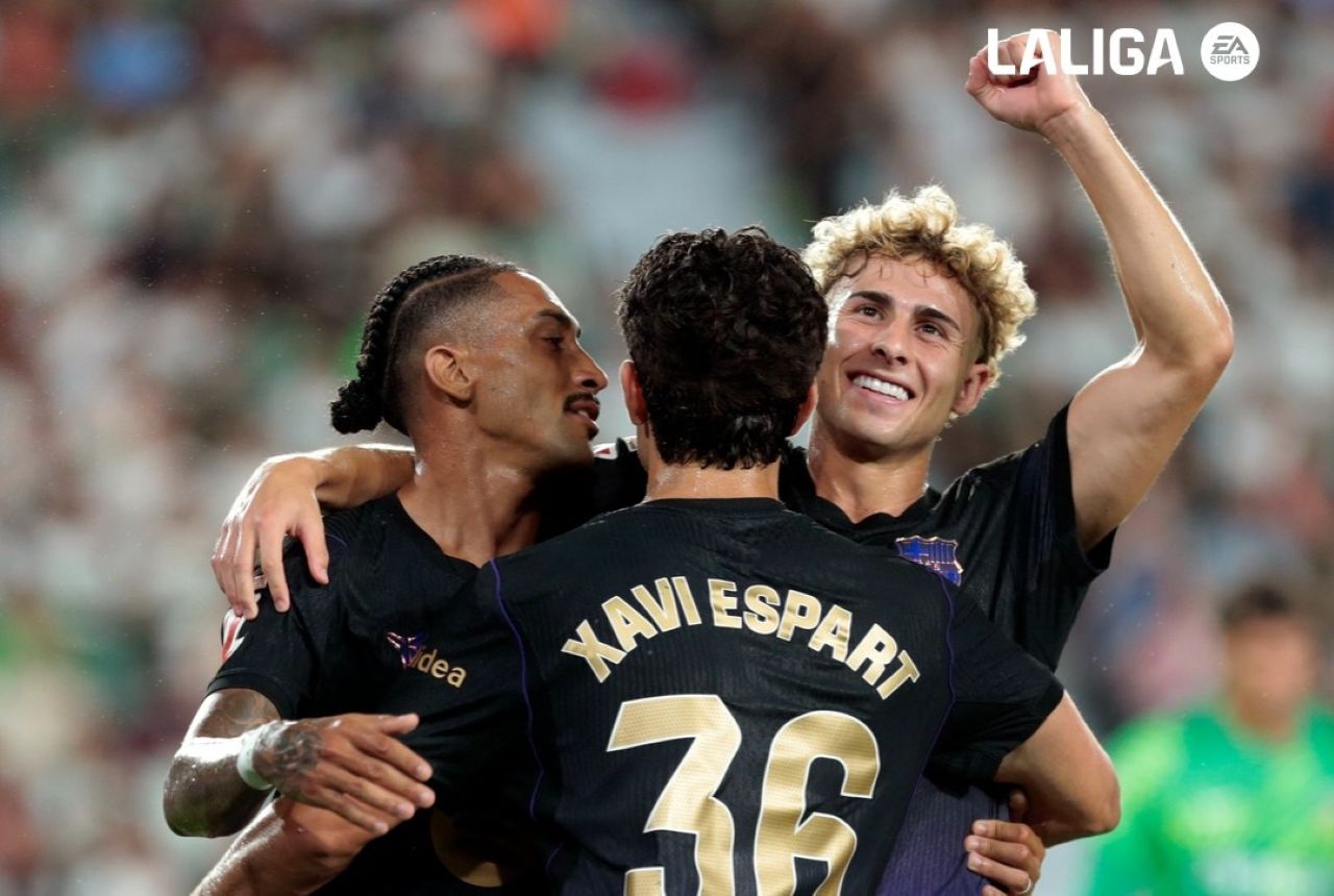 Elche vs Barcelona 0-5, Brace Raphinha dan Fermin Warnai Pesta Blaugrana