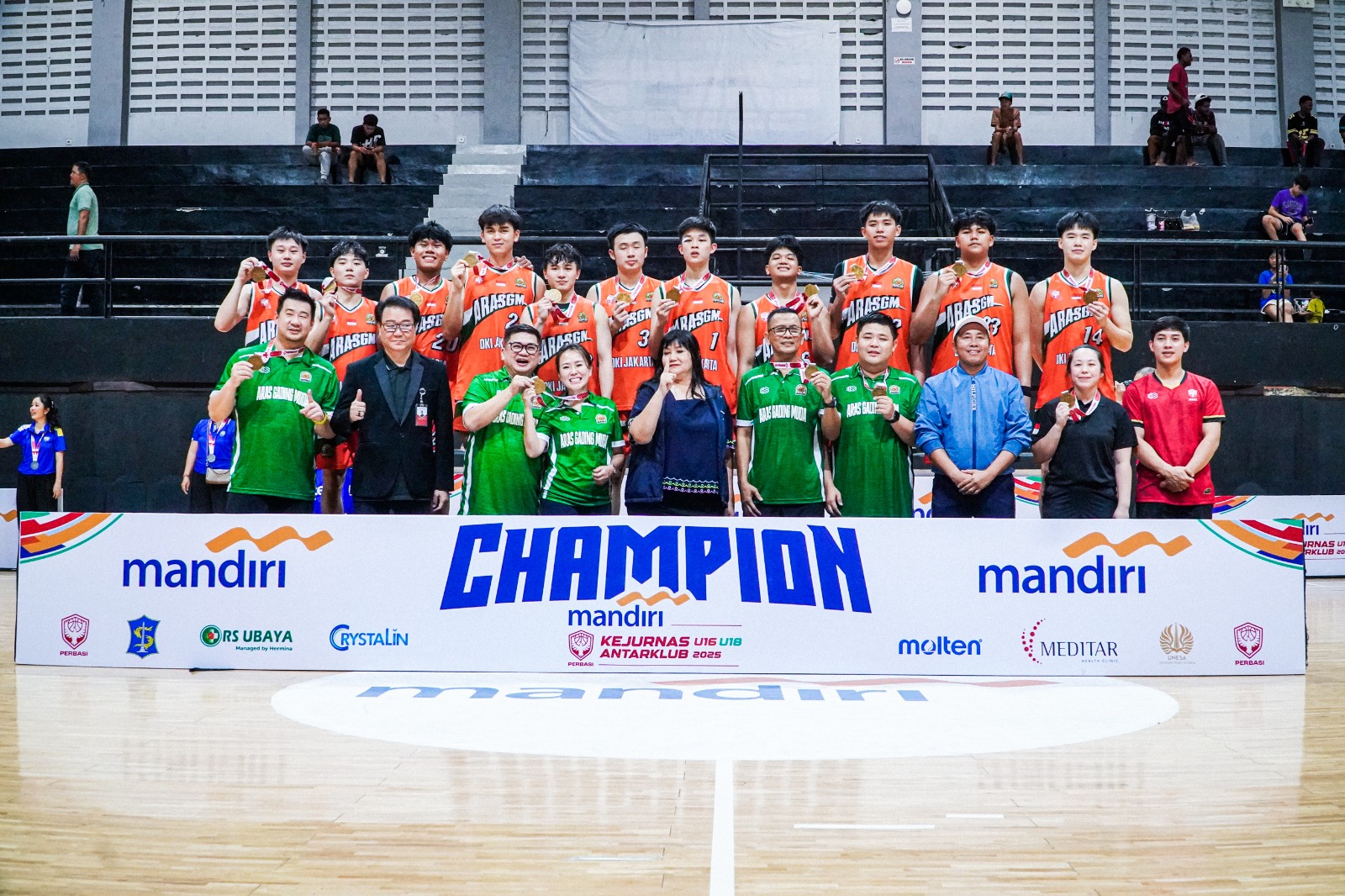 Kawinkan Gelar Kejurnas Antarklub 2025, Aras Gading Muda Jakarta Tak Tertandingi di U18 Putra