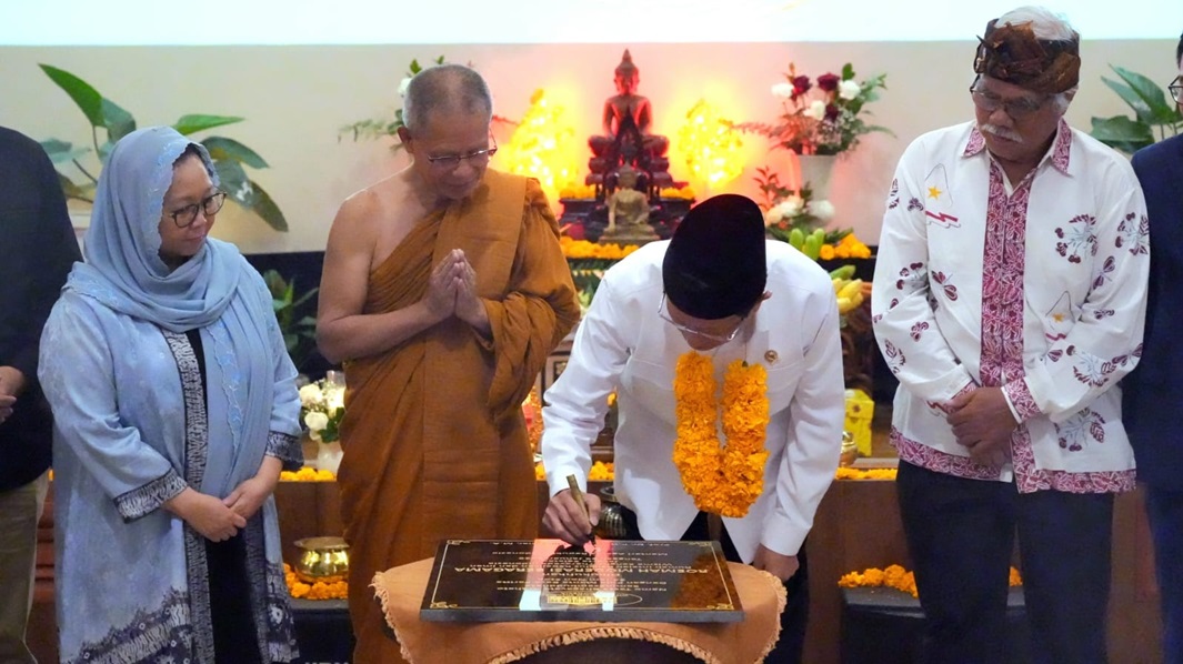 Rumah Moderasi Beragama Sangha Theravada Indonesia Jadi Simbol Toleransi Antarumat Beragama