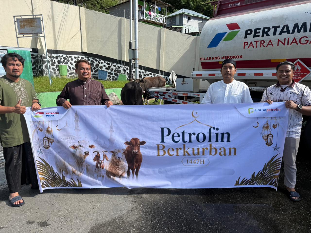 Sebar 7.290 Daging Kurban ke Berbagai Daerah, Elnusa Petrofin Kedepankan Keberlanjutan Product Life Cycle