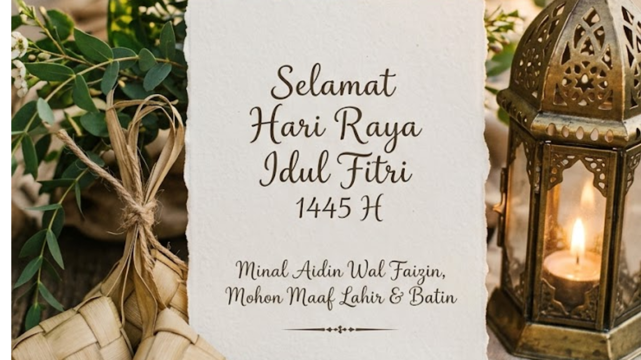 10 Prompt AI Kartu Ucapan Selamat Hari Raya Idul Fitri 2026, Modal Copas Teks Hasil Langsung Bisa Posting!
