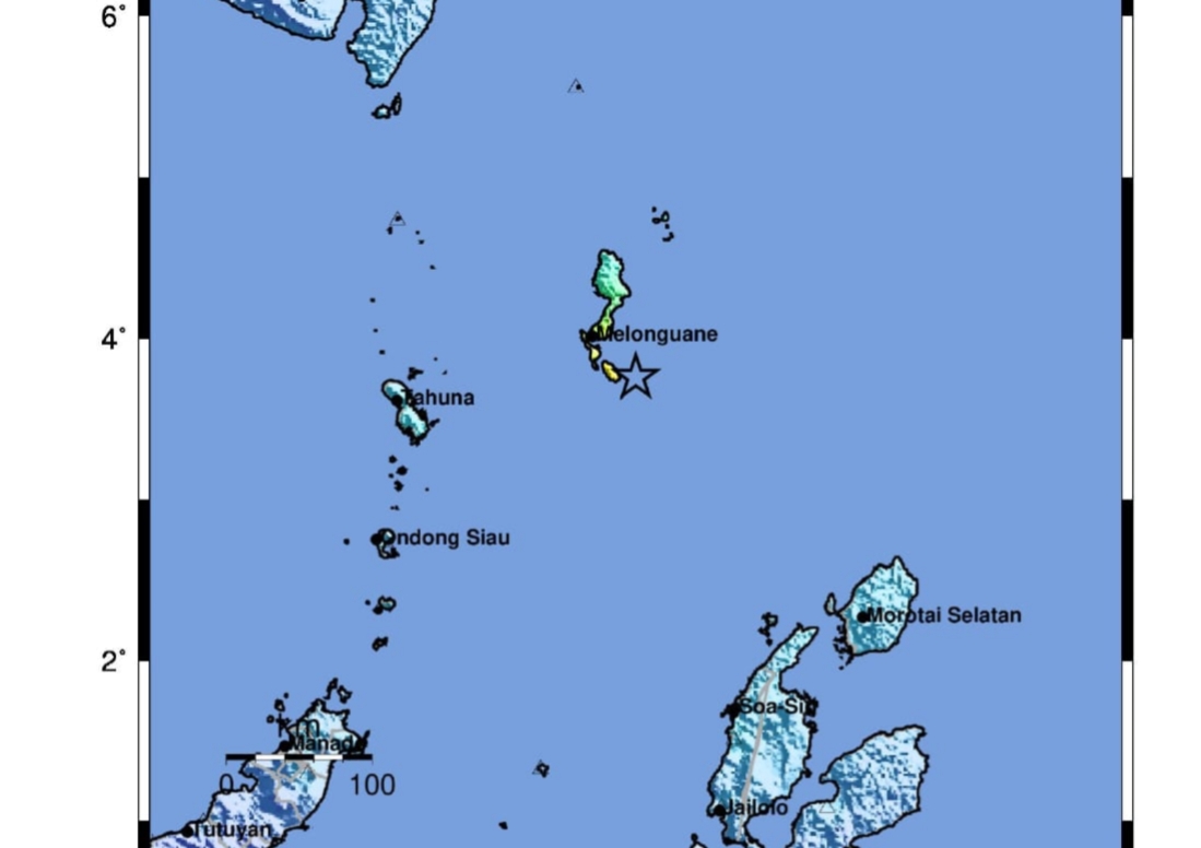 Gempa Bumi M7,1 Guncang Talaud, Belum Ada Laporan Kerusakan