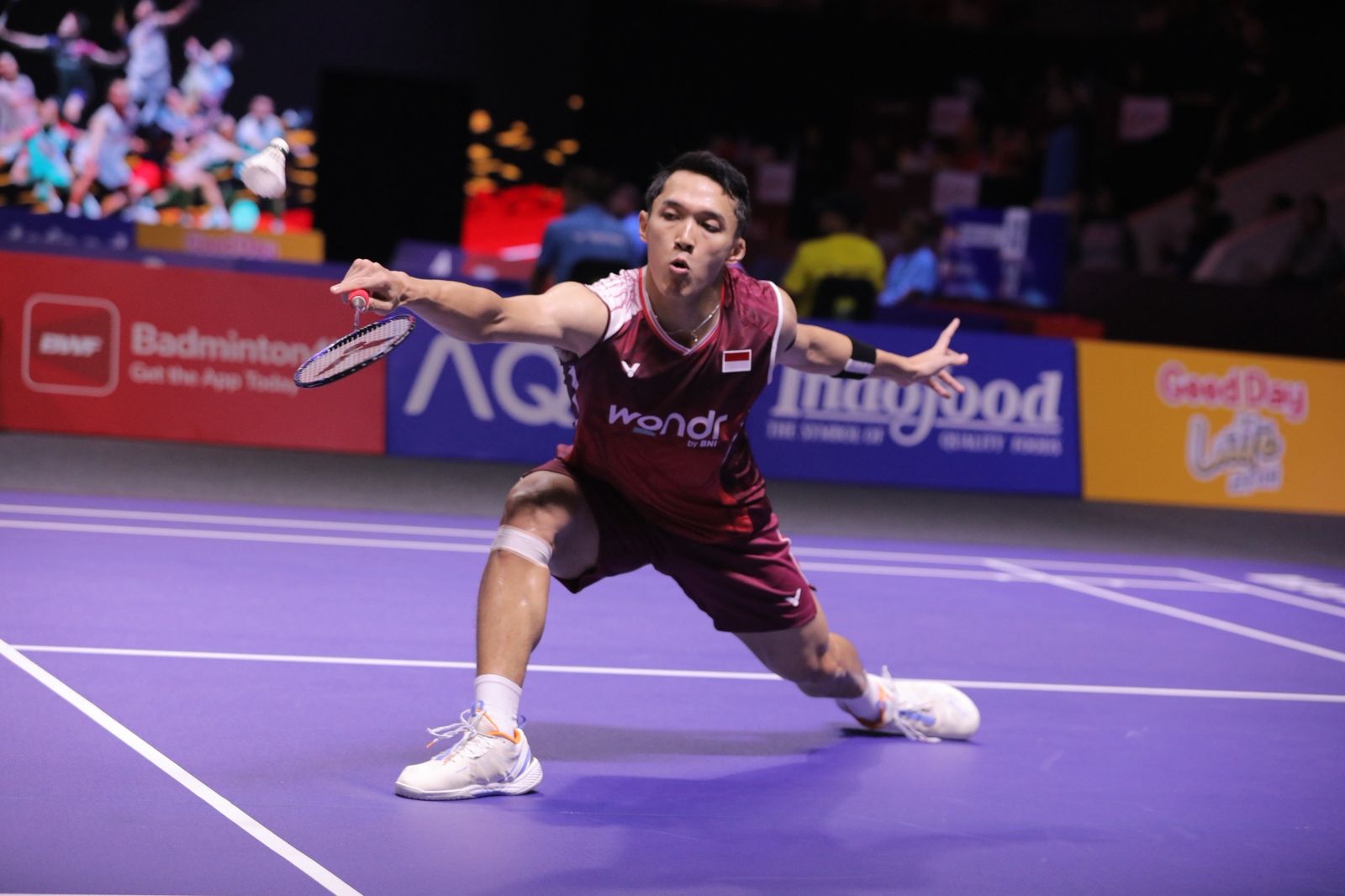 Jonatan Christie dan Alwi Farhan Tumbang, Tunggal Putra Tanpa Sisa di Indonesia Open 2025