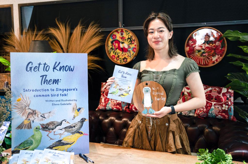 Tertarik dengan 20 Jenis Burung, Ellena Gabrielle Terbitkan Buku tentang Habitat Burung di Singapura  