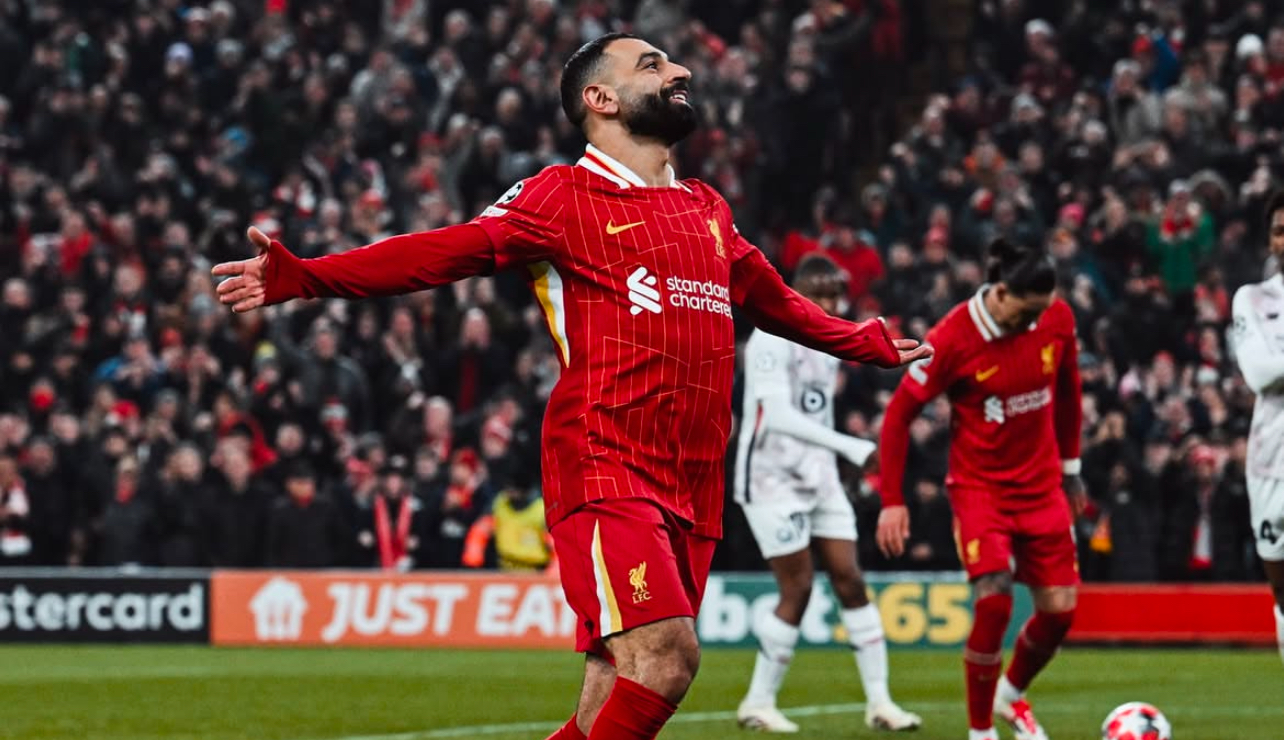 5 Sorotan Liverpool 2-1 Lille di Liga Champions: Mohamed Salah Cetak Rekor 50 Gol, The Kop Menakutkan