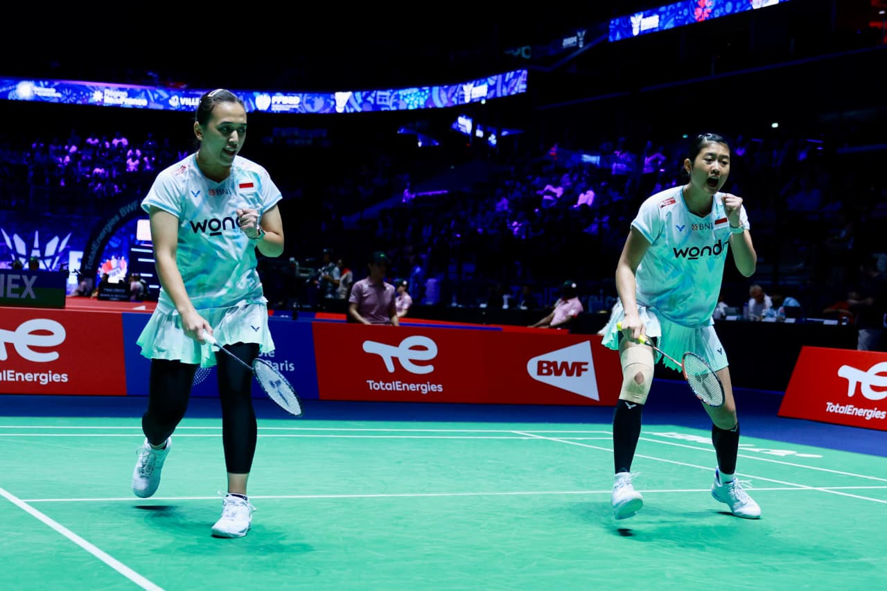 Kejutan Ana/Tiwi, Lolos ke Perempat Final Kejuaraan Dunia 2025, Bungkam Ranking 4 Dunia