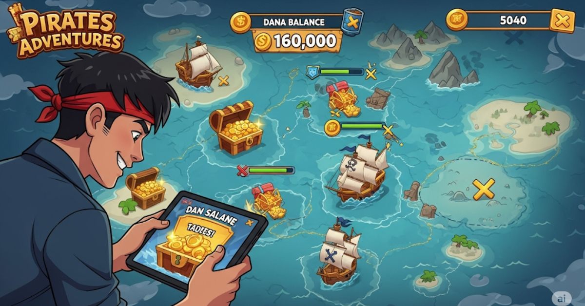 Klaim Saldo DANA Gratis Rp 160 Ribu dari Pirates Adventures Hari Ini, Bisa Menguji Adrenalin!