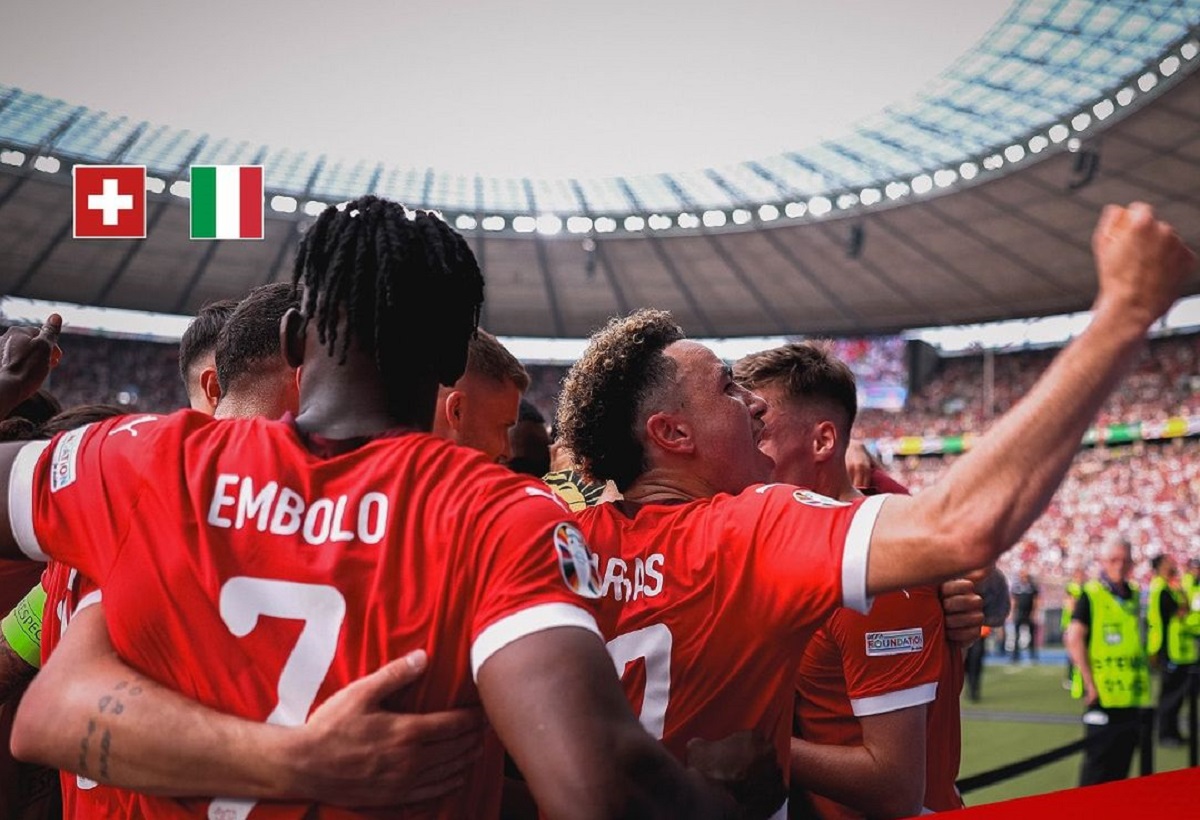 Hasil Babak 16 Euro 2024: Swiss Libas Italia untuk Melaju ke Perempat Final