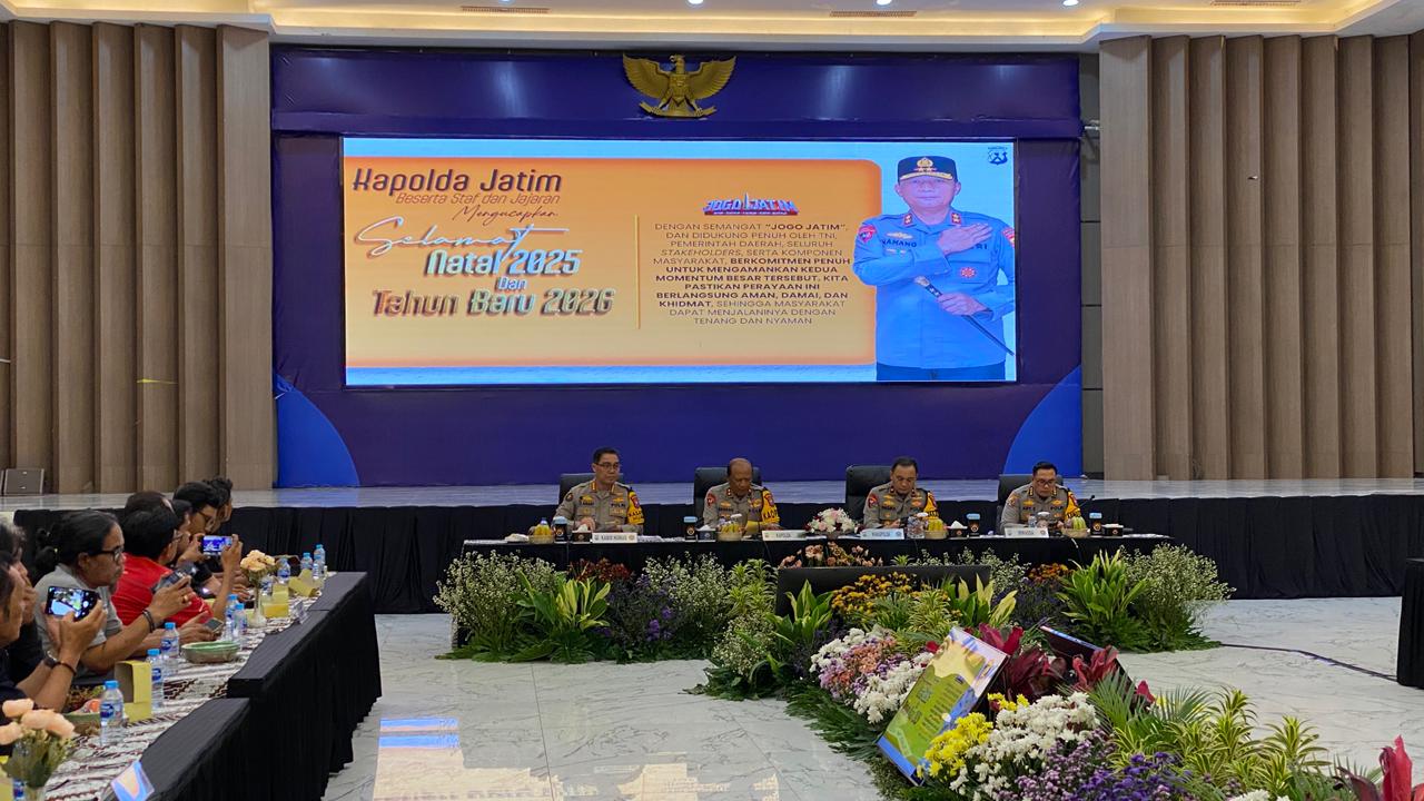 Polda Jatim Paparkan Evaluasi Kinerja dan Situasi Kamtibmas 2025