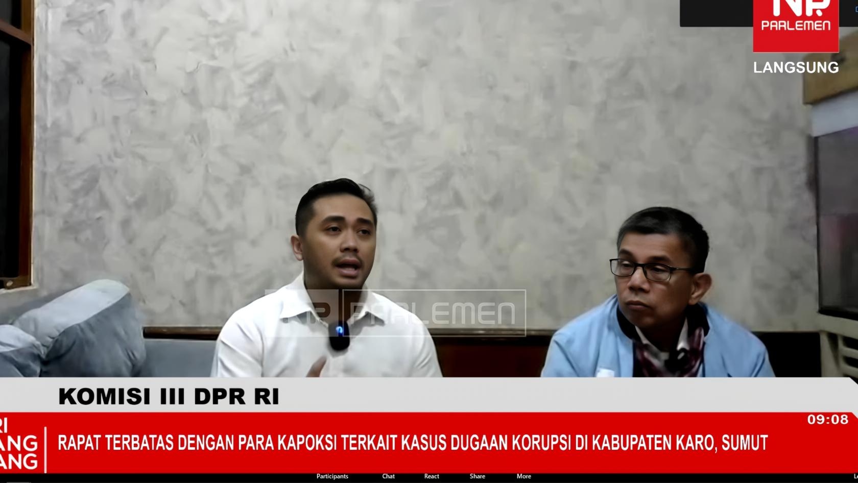Amsal Sitepu Terisak saat Rapat dengan Komisi III DPR: Saya Sedih Dikriminalisasi