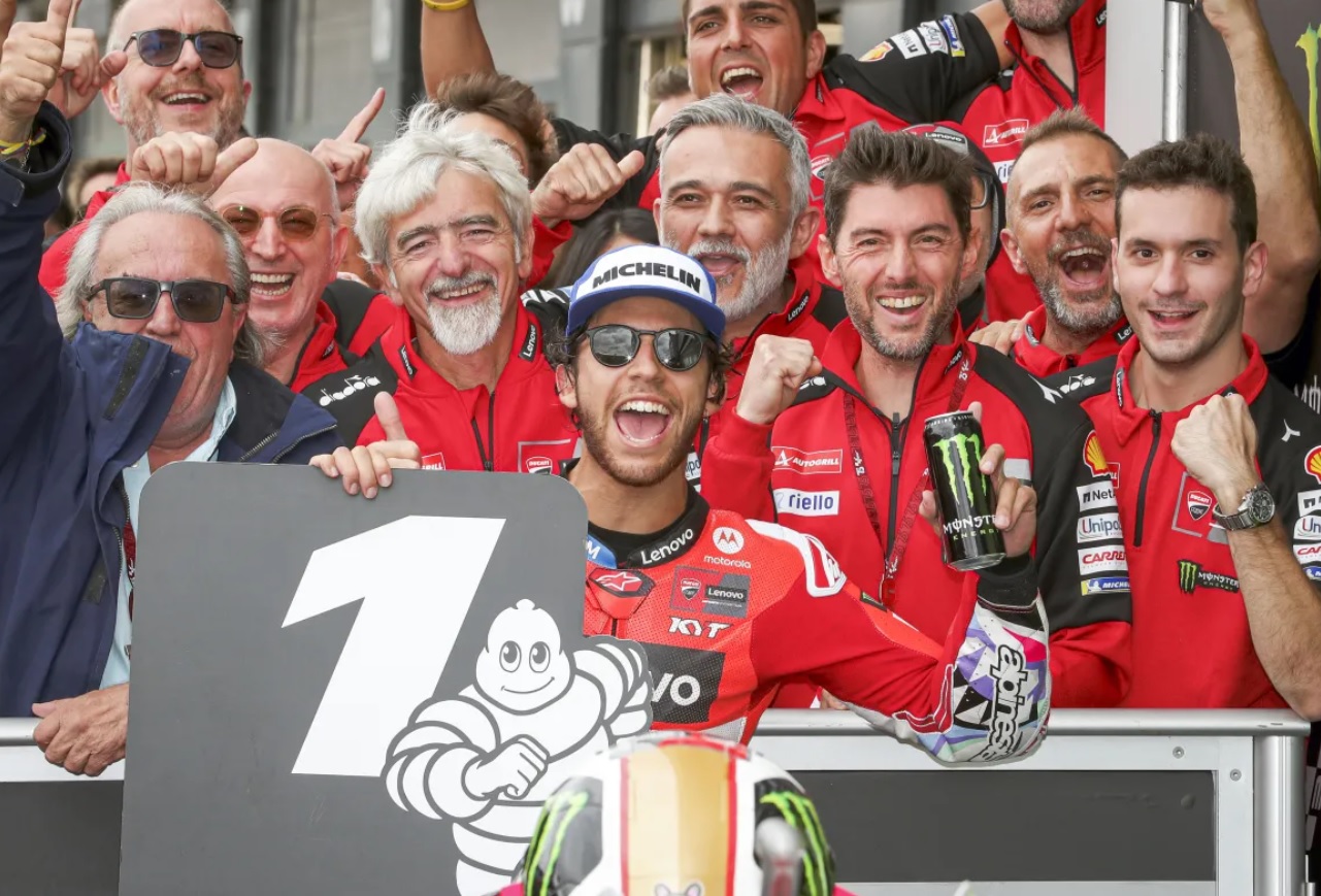 Sentil Ducati Usai Menang di Silverstone, Enea Bastianini: Kenapa Mereka Pilih Marquez?