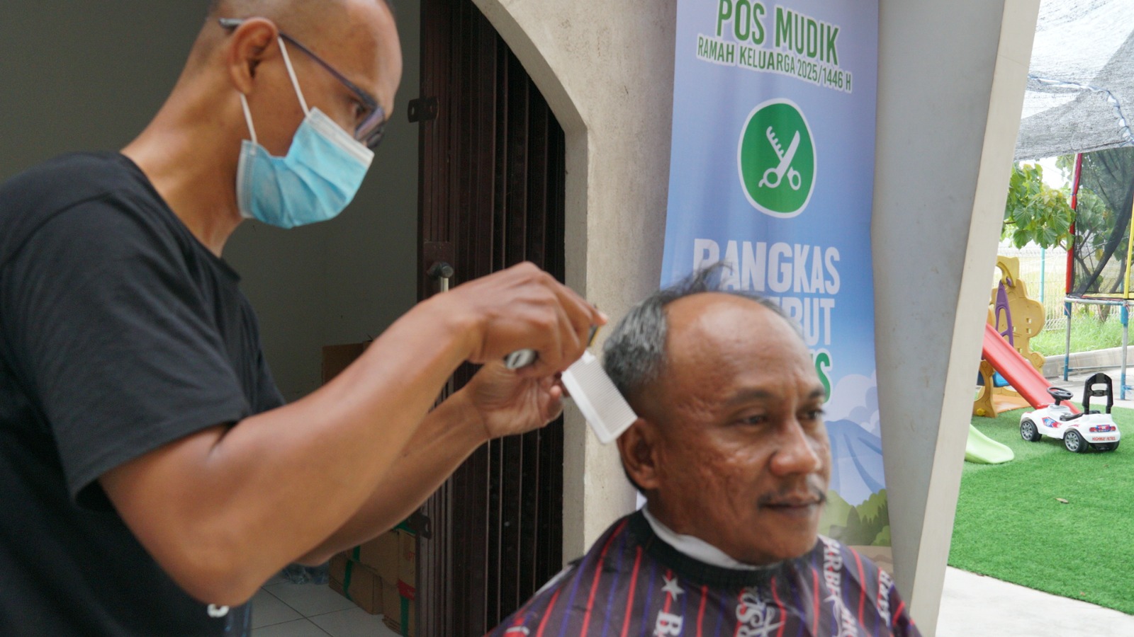 Mudik Aman dan Nyaman Bersama Pos Mudik Dompet Dhuafa Ramah Keluarga di Dua Provinsi