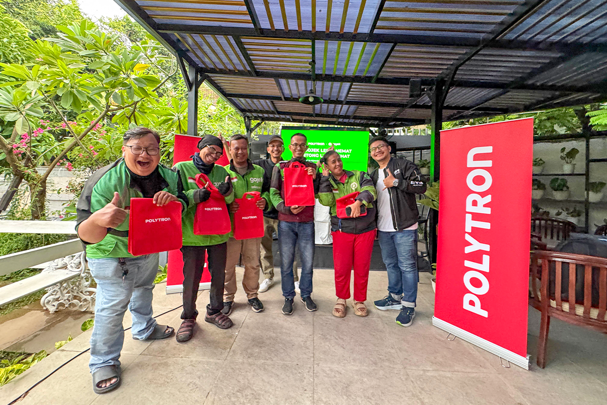 Polytron dan Gojek Luncurkan 'Ngegojek Lebih Hemat, Kantong Lebih Sehat'