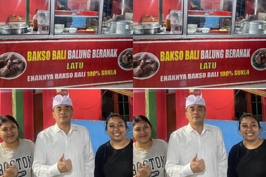 Usai Kecam Bakso A Fung, Anggota DPD Bali Gencarkan Promosi Bakso Babi