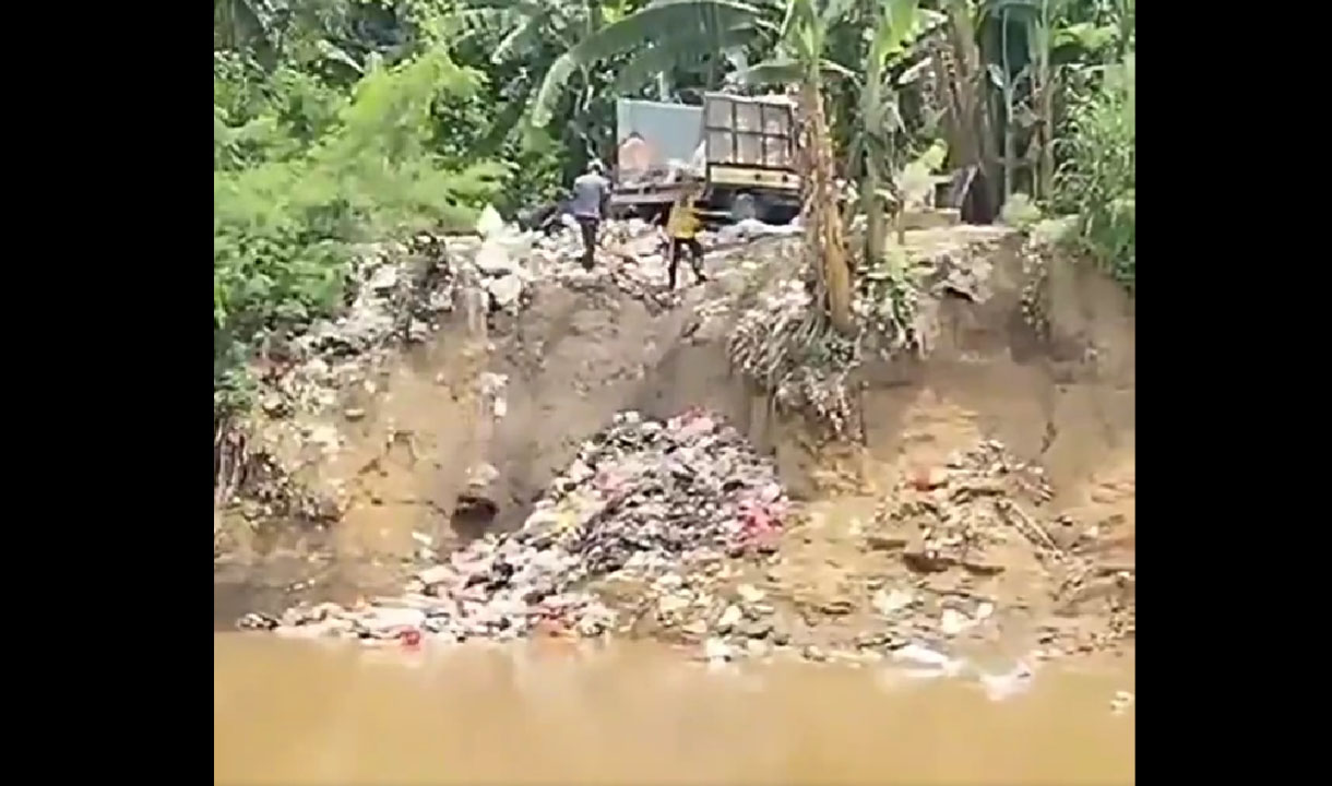 Bantaran Kali Bekasi Akan Dipasang Portal, Kelurahan Babelan: Cegah Pembuangan Sampah Ilegal  