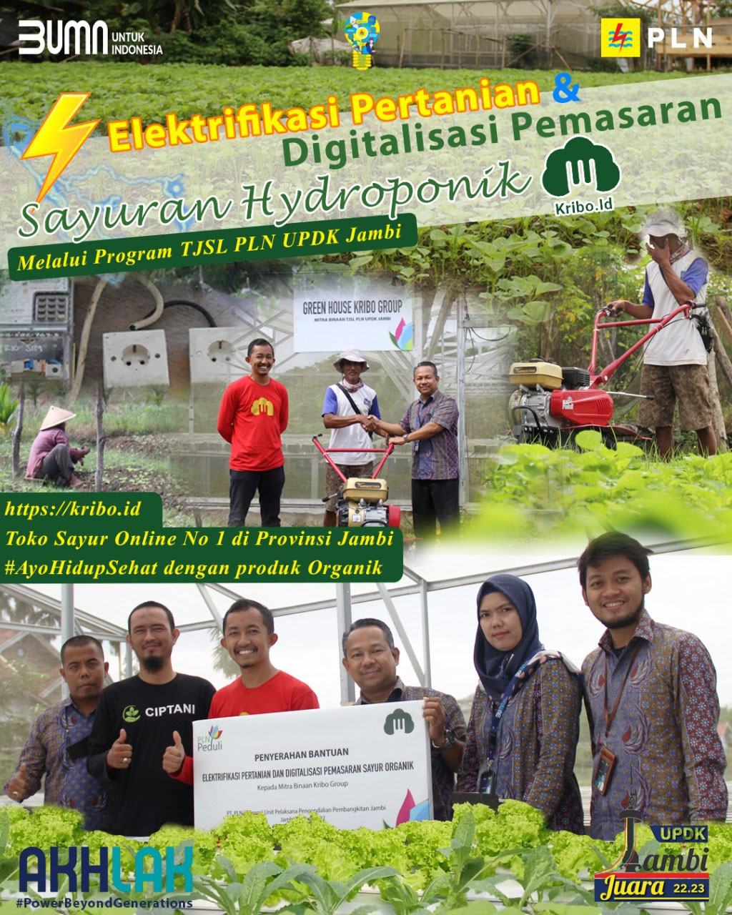 PLN Tingkatkan Produktifitas dan Pemasaran Digital petani di Jambi