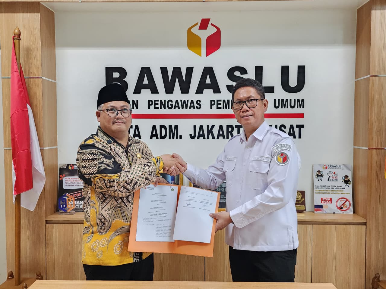 Bawaslu Jakarta Pusat Gandeng Kemenag Jakpus, Perkuat Pengawasan Partisipatif