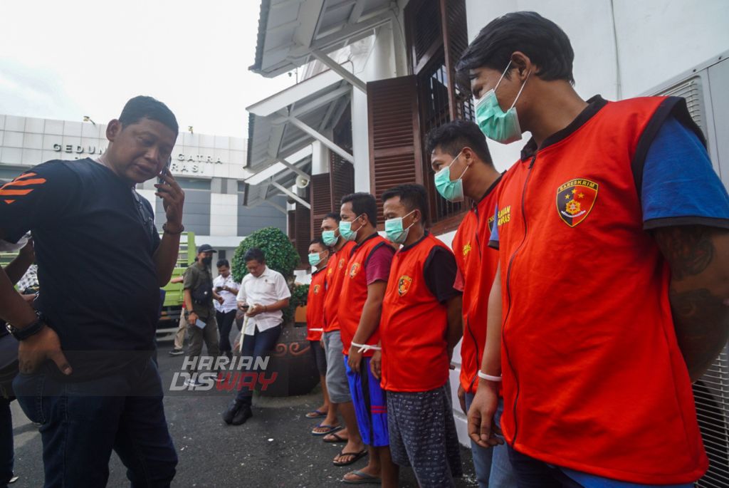 Polrestabes Surabaya Tangkap Komplotan Spesialis Pembobolan Gudang