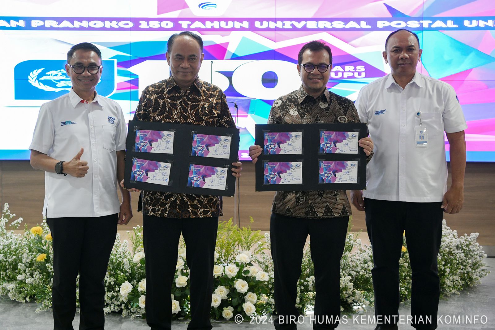 Peringati Hari Prangko Sedunia, Kominfo Luncurkan Perangko Seri 150 Tahun UPU