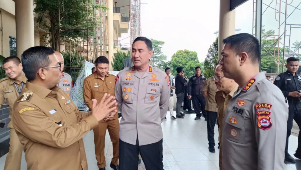 Hari Pertama Kerja Jadi Gubernur, Andra Soni Temui Kapolda Banten, Ada Apa?