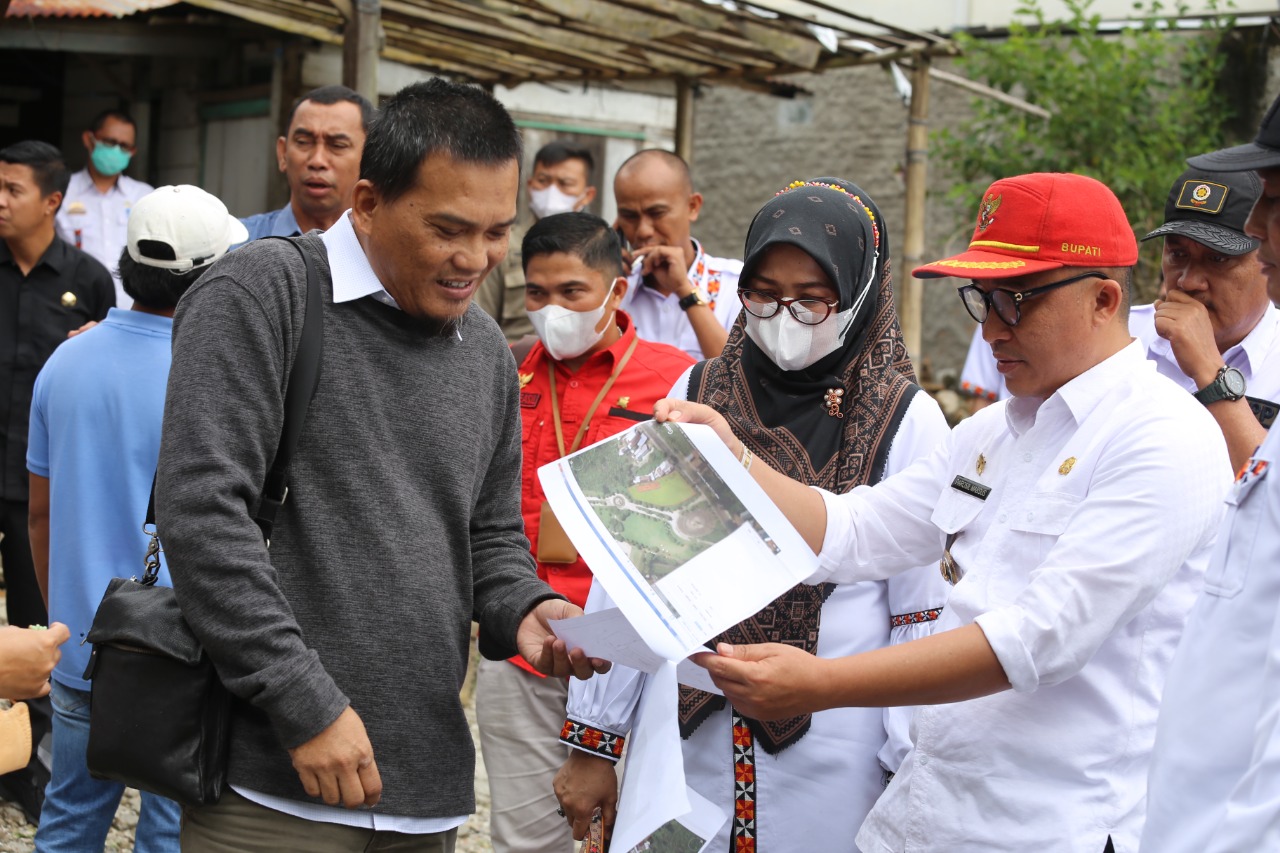 Parosil Tinjau Lokasi Rencana Pembangunan Gedung UMKM-IKM