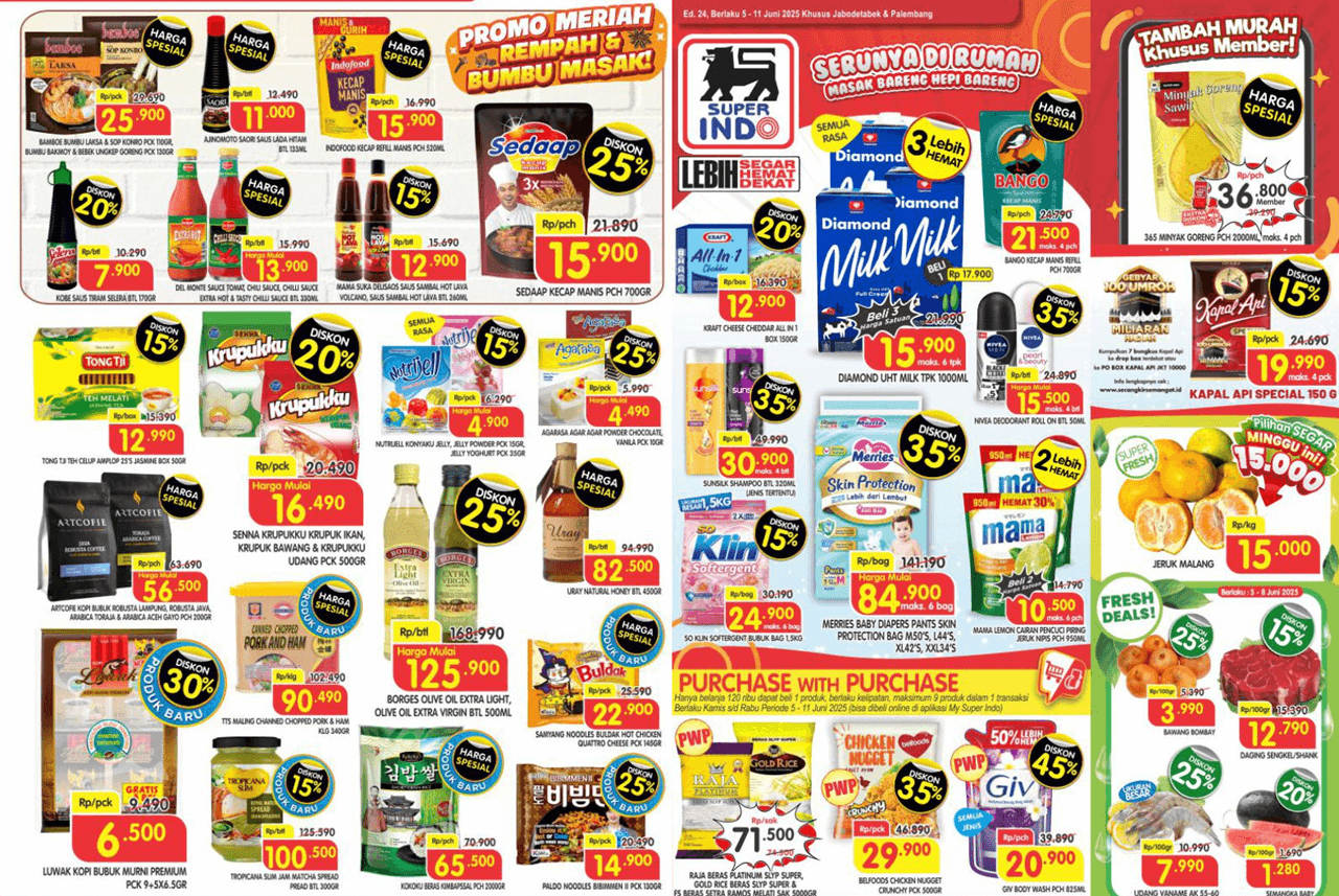 Promo JSM Superindo Hari Ini 7 Juni 2025 Spesial Idul Adha, Kecap Manis Cuma Rp15 Ribuan!