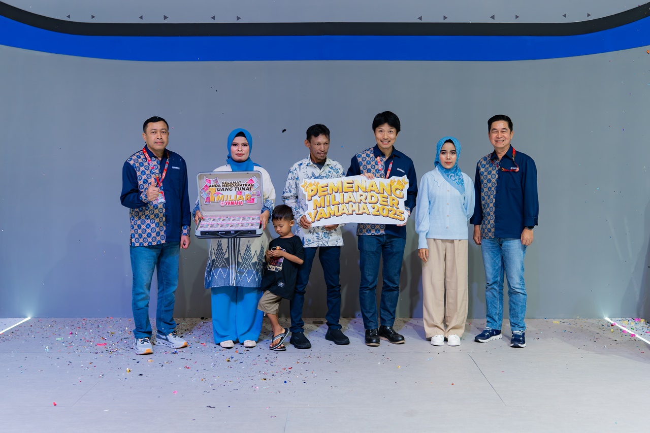 IMOS 2025: Yamaha Apresiasi Loyalitas, Pembeli Mio M3 Asal Poso Boyong Hadiah Rp1 Miliar