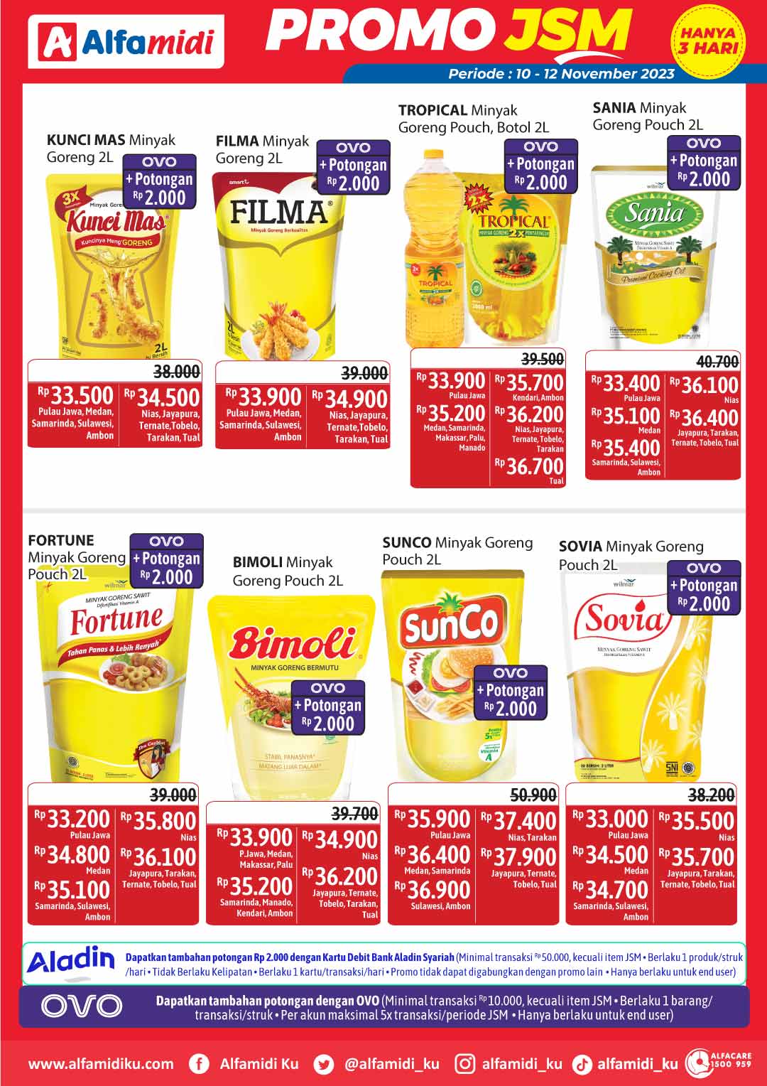 Katalog Promo JSM Alfamidi Terbaru 10-12 November 2023: Bayar Minyak Goreng Murah dengan OVO 