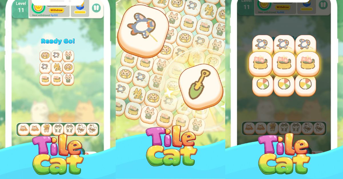 Cara Ambil Saldo DANA Gratis dari Game Tile Cat, Tanpa Misi Harian dan Tanpa Undang Teman!