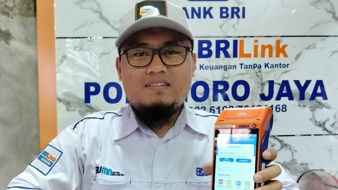 AgenBRILink Podomoro Jaya, Jembatan Keuangan bagi Petani di Gowa