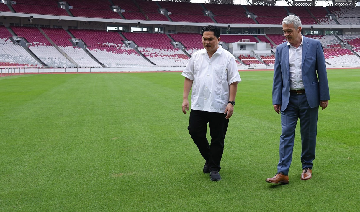 FIFA Inspekpsi SUGBK, Theodore Giannikos Cek Langsung Kondis Rumput, Fasilitas dan Akses Stadion