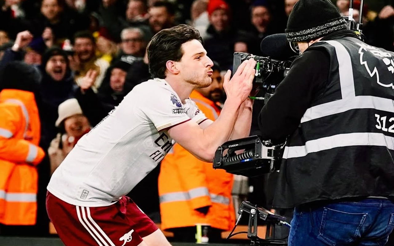 Declan Rice Cetak Dua Gol, Arsenal Bangkit Dramatis, Lalu Ucapkan Kalimat Ini untuk Martin Odegaard