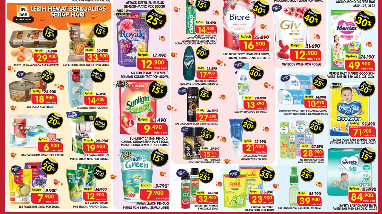 Katalog Promo JSM Superindo Hari Ini Terbaru 21 September 2025, Sabun Pencuci Piring