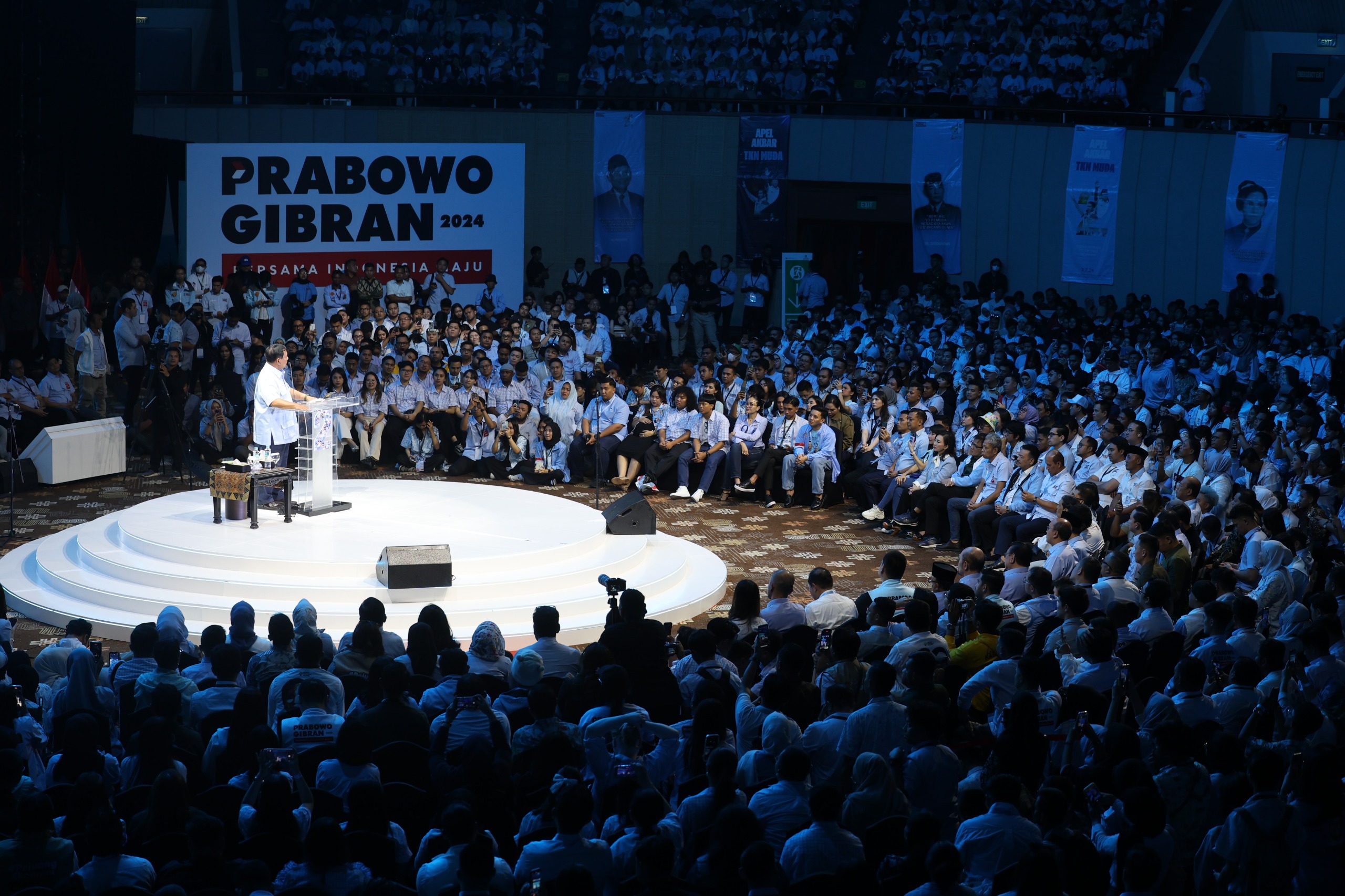 Tegas, di Depan Ribuan Relawan Prabowo Nyatakan Ingin Segera Mengabdi untuk Bangsa: Termasuk yang Tak Pilih Saya