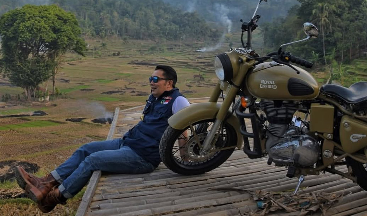 Akhirnya Motor Royal Enfield Ridwan Kamil di Bawa ke Rumah Barang Sitaan KPK
