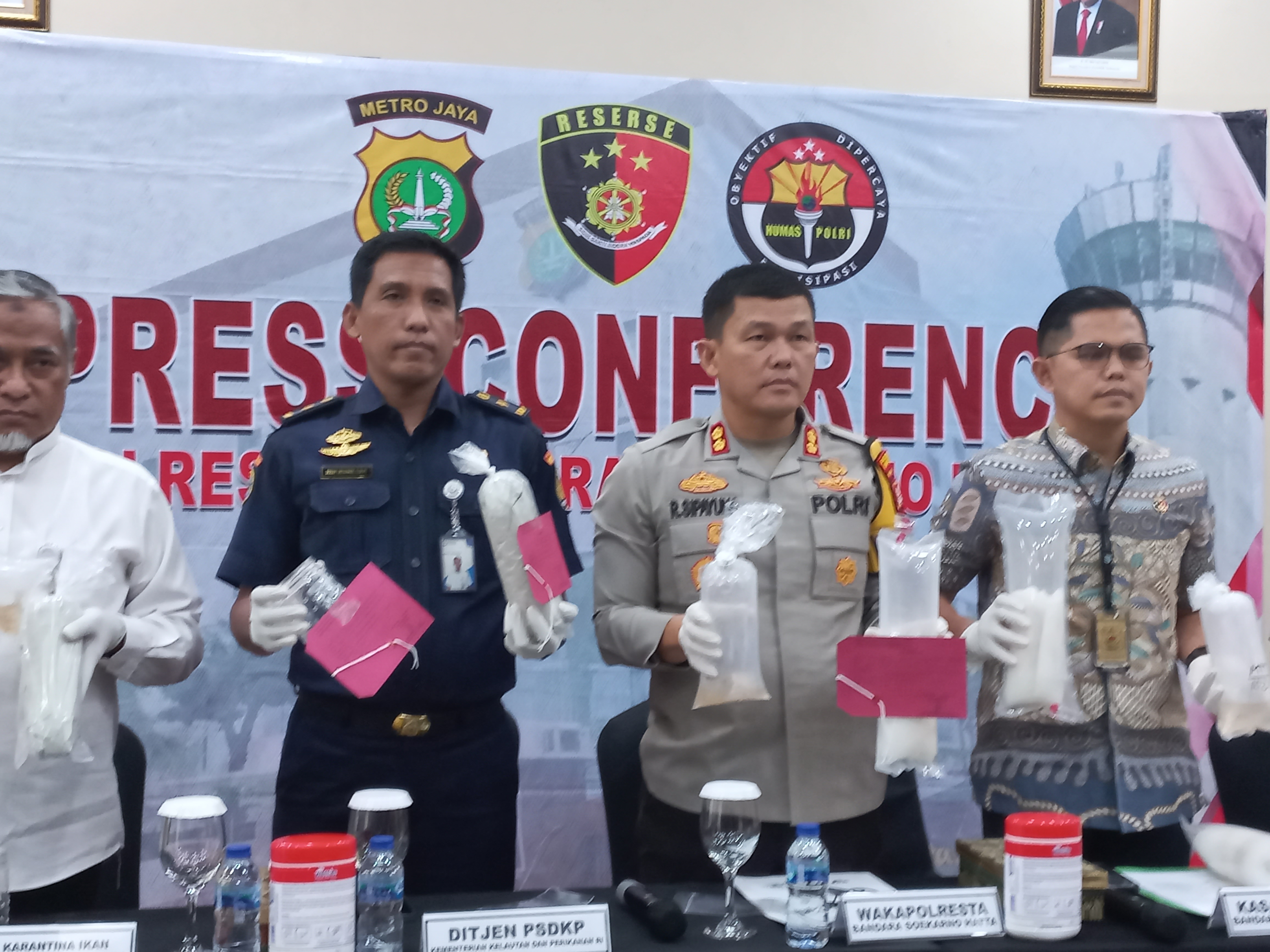 Polres Soetta Gagalkan Penyelundupan Benih Lobster Senilai Rp3,5 miliar 