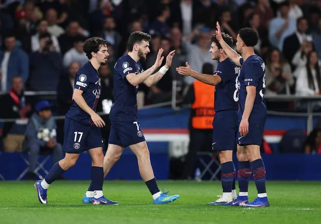 Mo Salah Cadangan, PSG Tekuk Liverpool 2-0 di Leg 1 Perempat Final UCL