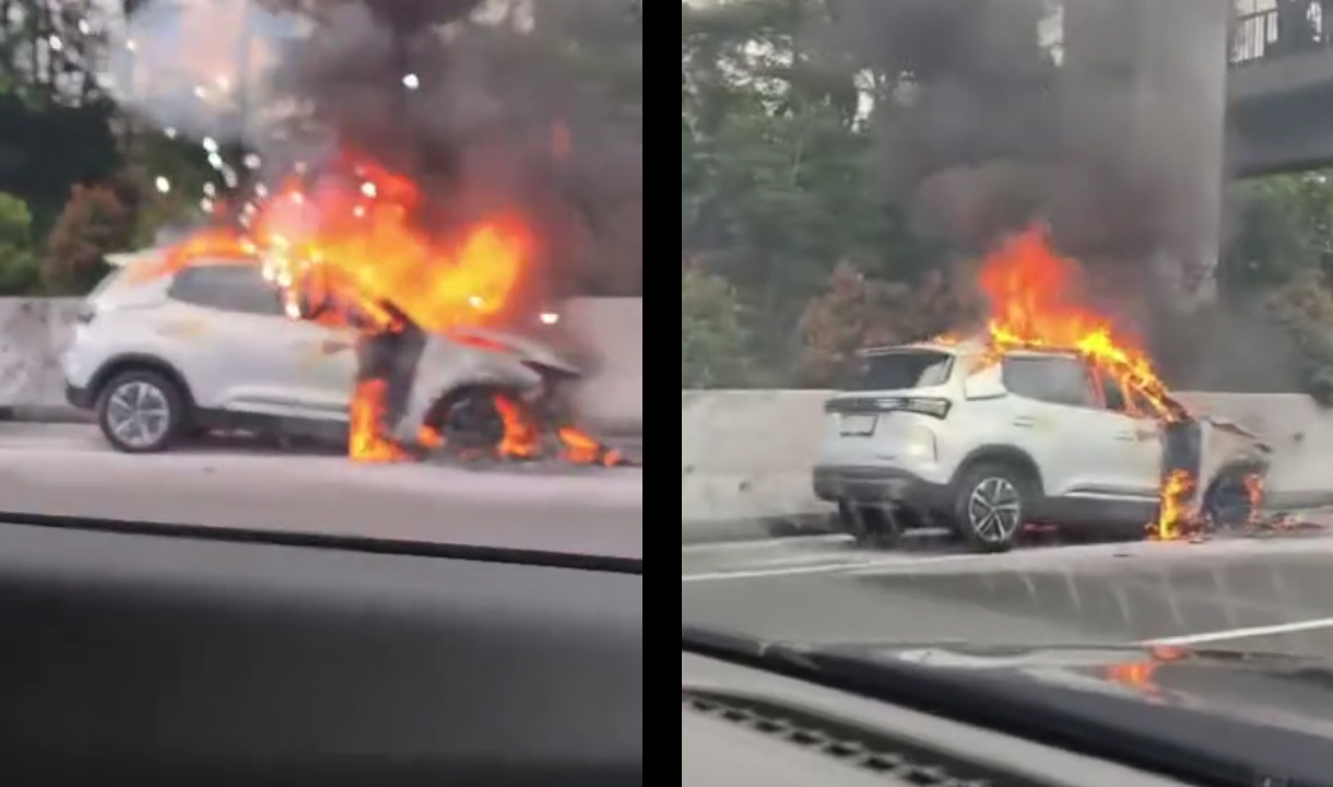 Chery Tiggo Cross CSH Hybrid Terbakar di Tol, Chery Sales Indonesia Angkat Bicara