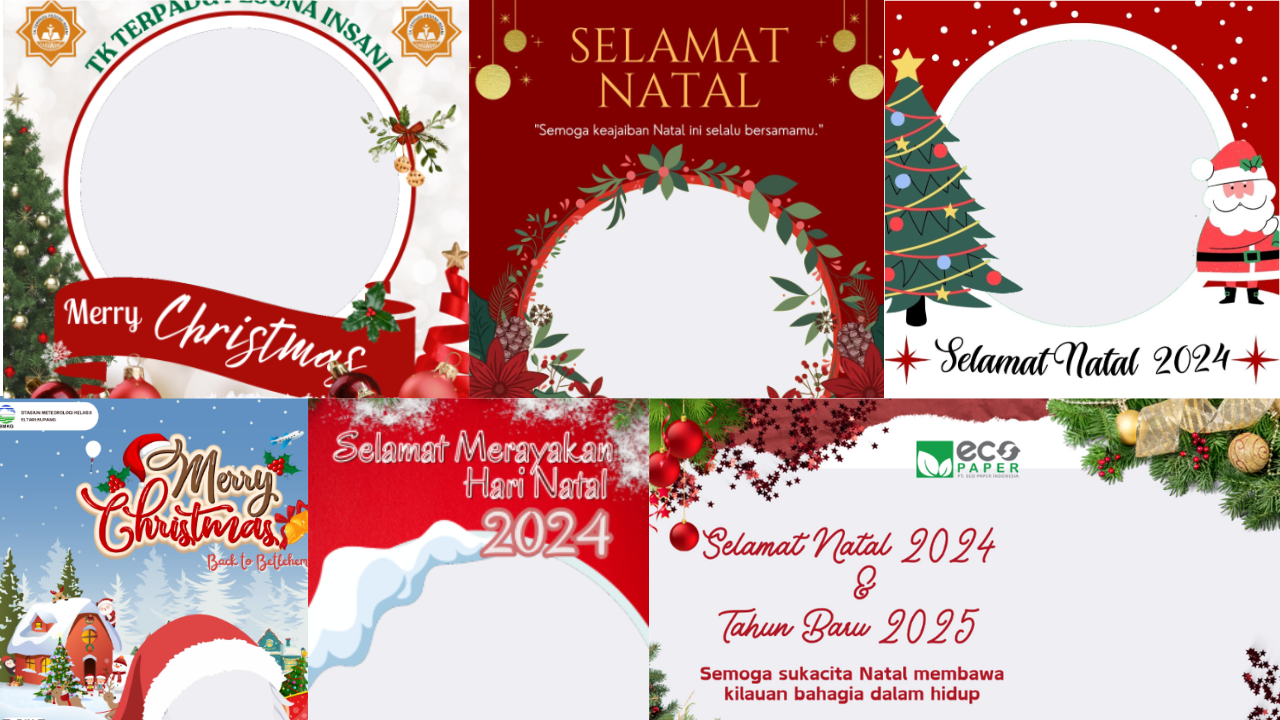 50 Link Twibbon Hari Natal 2024 Terbaru Lengkap Ucapan, Yuk Bagikan di Medsos!