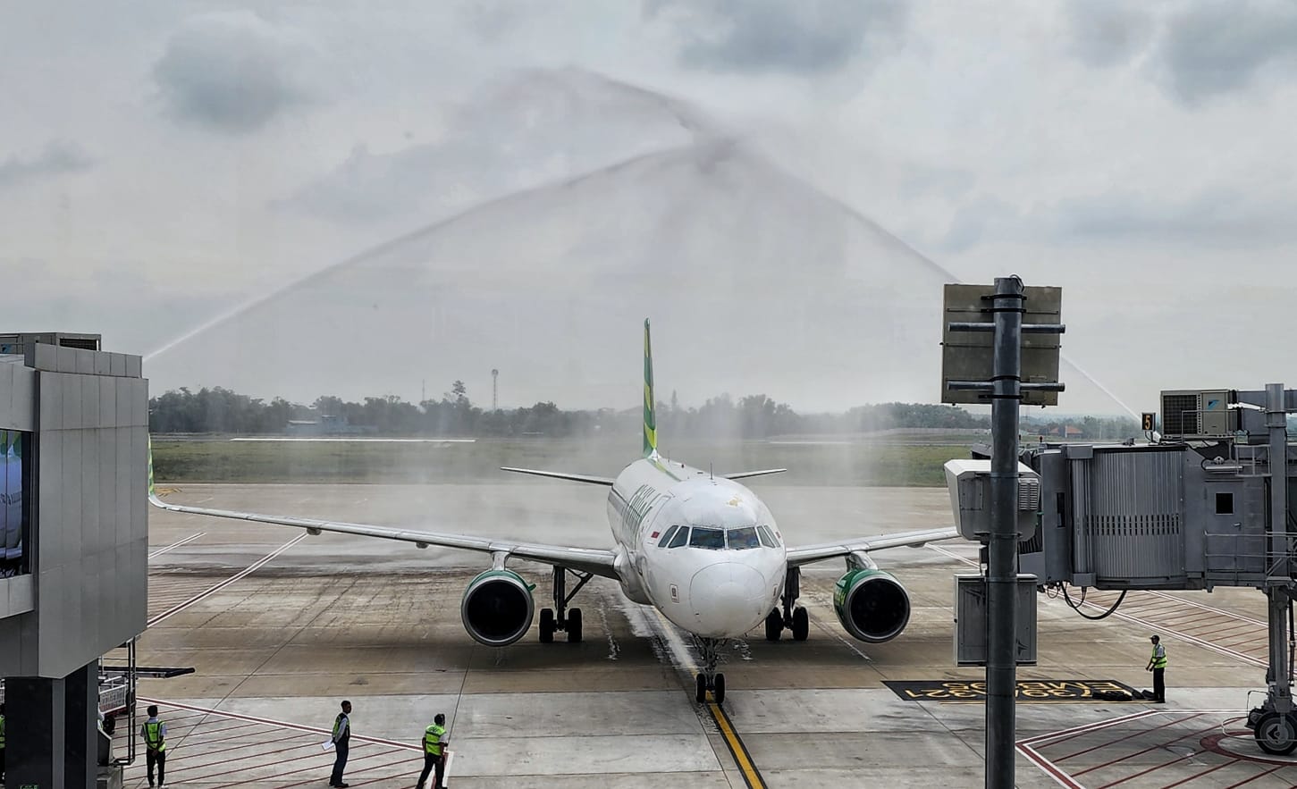 Bandara Dhoho Kediri Resmi Beroperasi, Pesawat Citilink Tiba Tepat Waktu