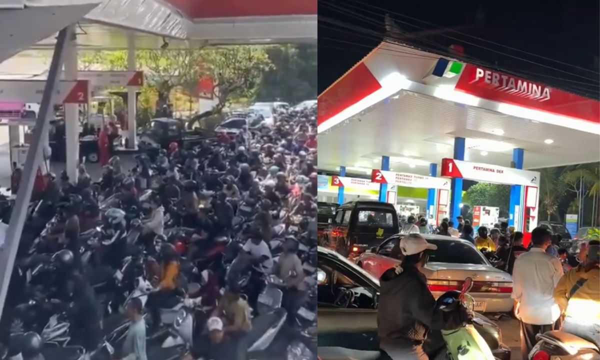 BBM Langka di Bali, Warga Antre Berjam-Jam hingga SPBU Membludak
