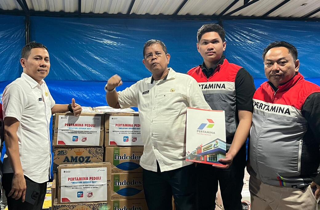 Respons Darurat Pertamina, Bantuan Pertama Mengudara ke Lokasi Bencana di Sumut