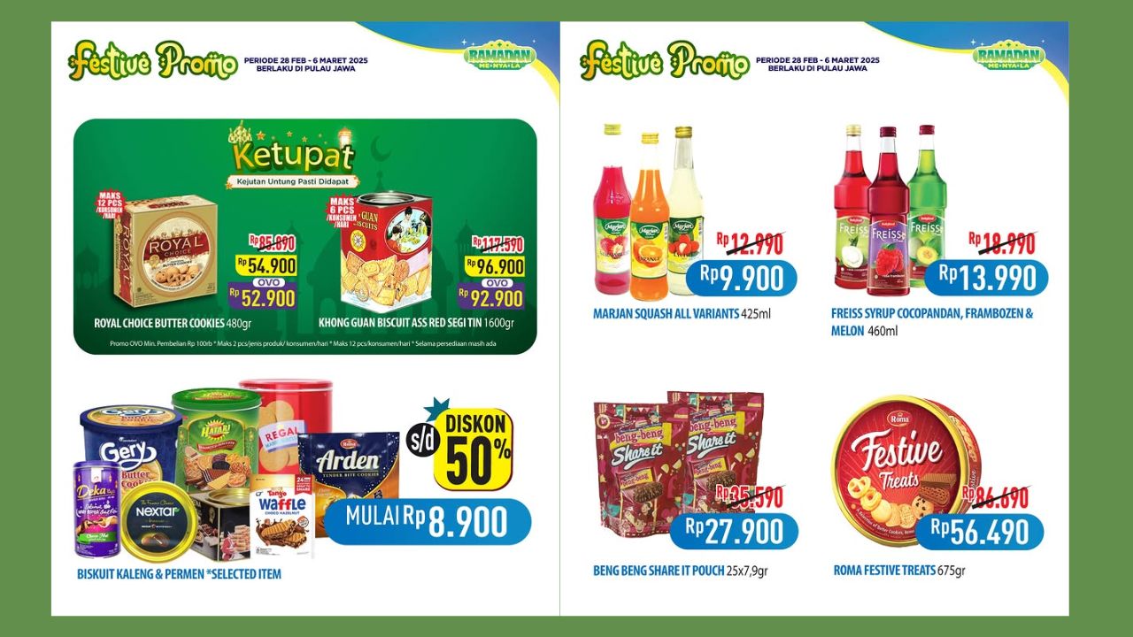 Katalog Promo Hypermart 28 Februari-6 Maret 2025, Edisi Ramadan Royale Choice Butter Cookies Cuma Rp54 Ribu!
