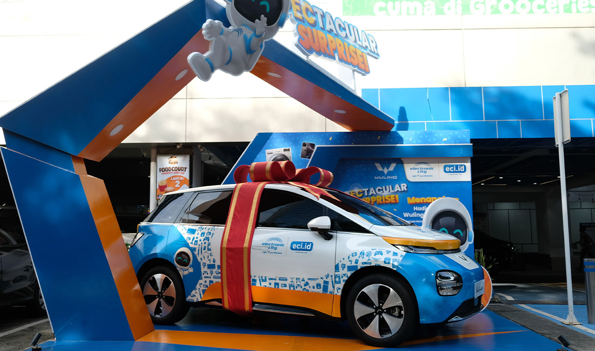 Wuling New Cloud EV Menjadi Hadiah Utama Dalam Program Electronic City Spectacular Surprise