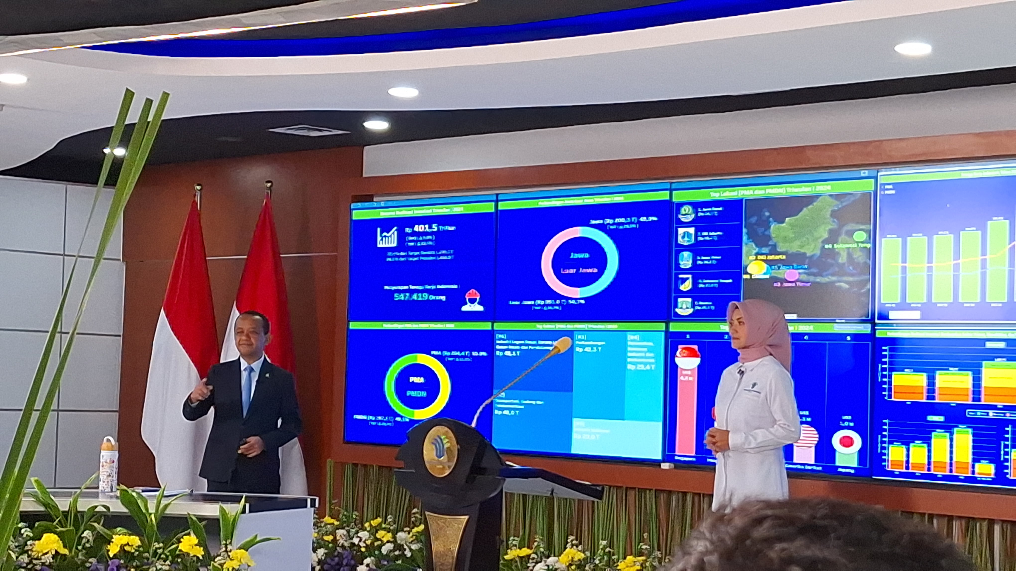 Realisasi Investasi di Indonesia Tembus Rp401,5 Triliun Pada Kuartal I 2024 