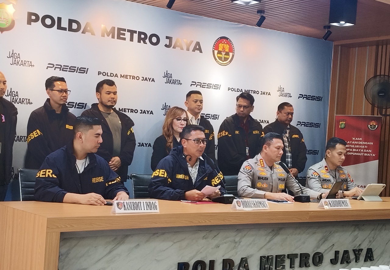 Polda Metro Ungkap Peredaran Obat Keras Ilegal Berkedok Toko Kosmetik