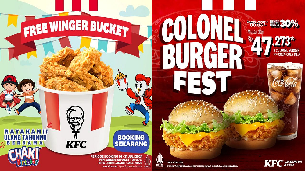5 Promo KFC Juli 2024 Terbaru, Yuk Makan Enak dengan Harga Murah Meriah!