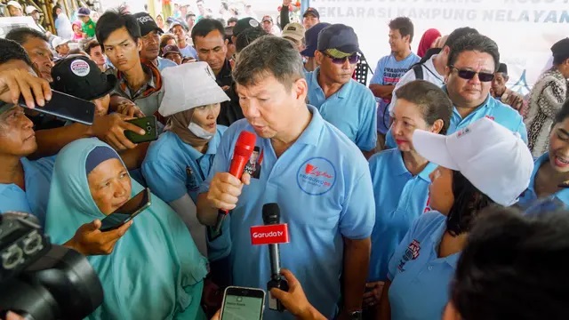 Keluarga Prabowo Datangi Muara Gembong, Serap Aspirasi Nelayan Bekasi 