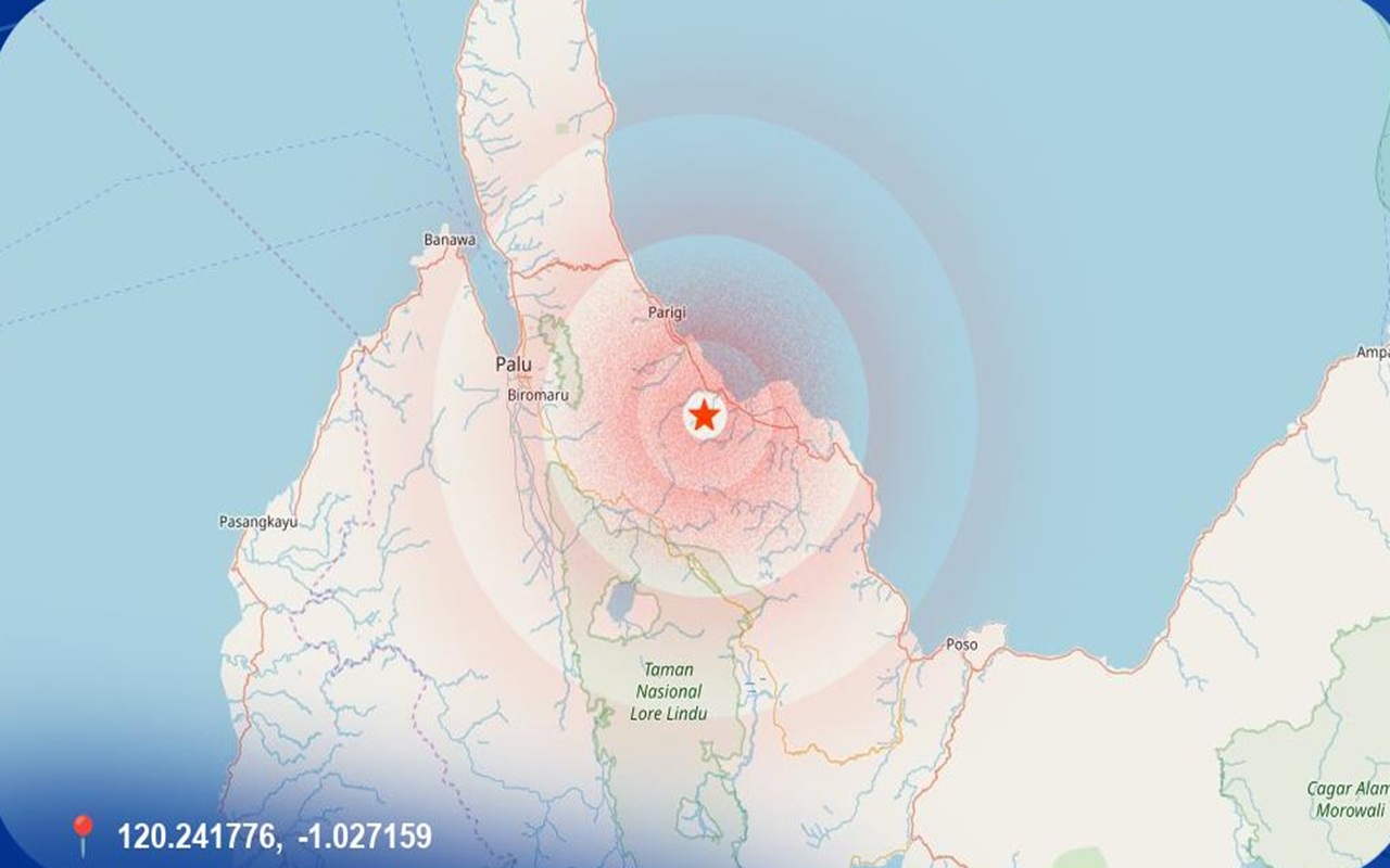 Gempa Bumi M 6,7 Guncang Palu, BMKG Ungkap Penyebab dan Kondisi Terkini